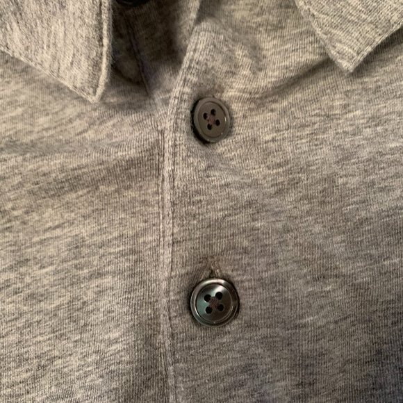 Theory Gray Polo Shirt - Picture 3 of 4